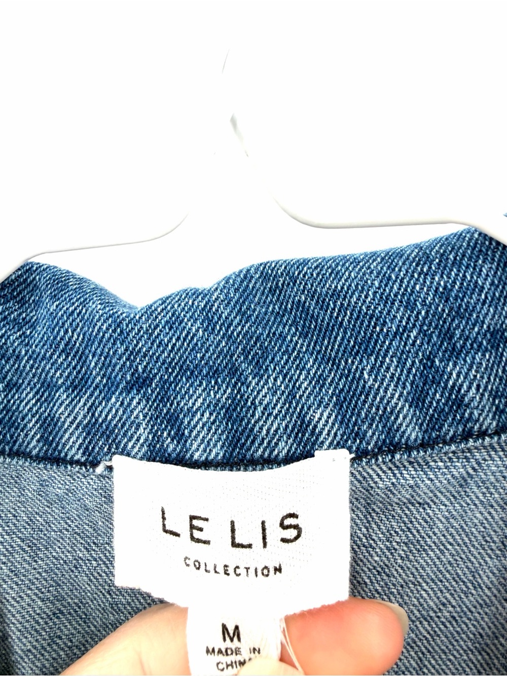 Anthropologie Le Lis Western 90’s Button Front Sleeveless Blue Denim Mini Dress - Picture 9 of 10
